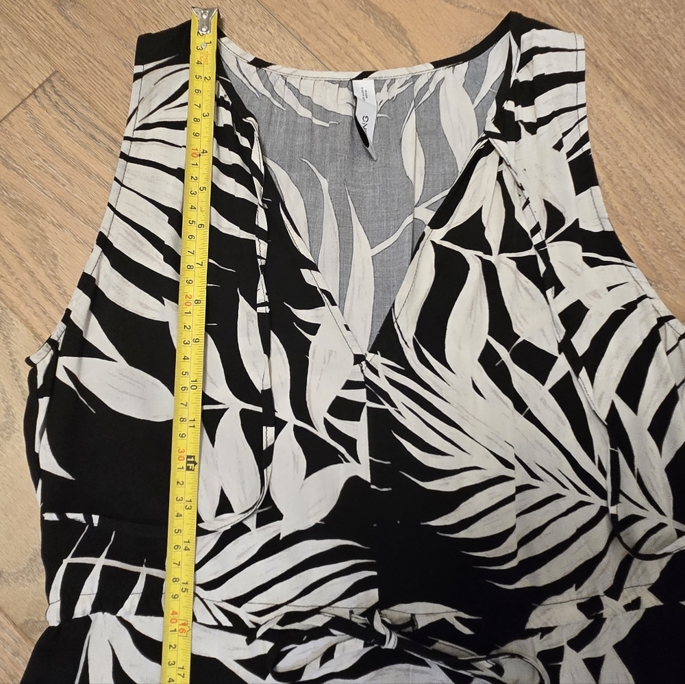 Mango Black and White Maxi Dress - Picture 7 of 10